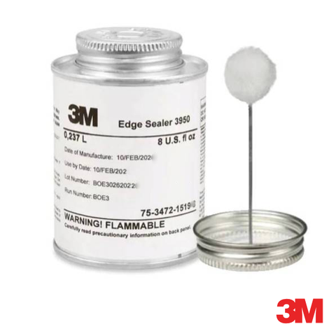 Pintura protectora de bordes 3M 3950, bote de 0,236 litros con brocha - Sellador de bordes