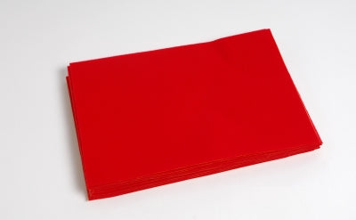 Red adhesive felt - to prevent squeegee marks - A5 size