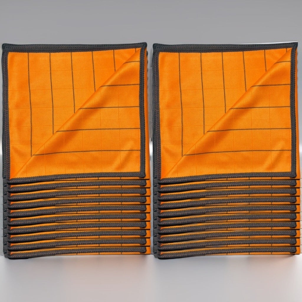 20-er Pack MPC-T06-05  Maxprotect Care- Carbon Fiber Glass Towel – Orange