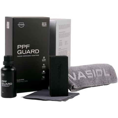 Nasiol PPF Guard – Sellador cerámico de 50 ml específico para películas protectoras de pintura y películas de vinilo