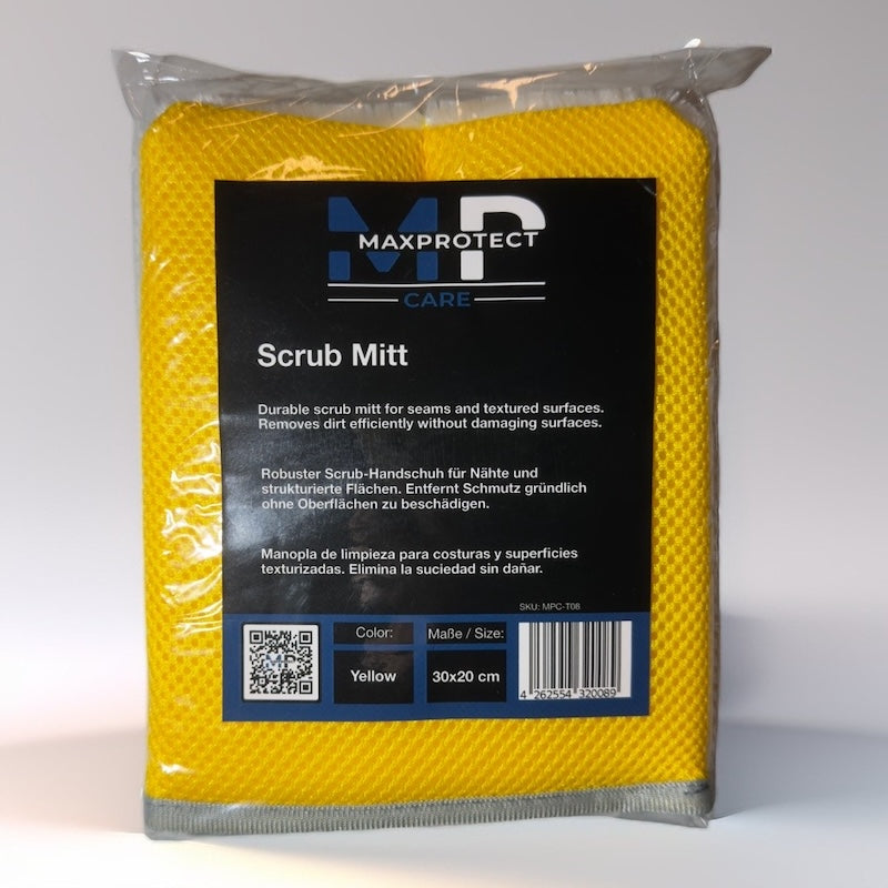 Maxprotect Care - Scrub Mitt für Polster– Gelb - MPC-T08