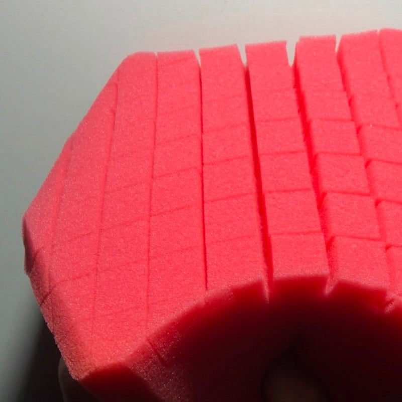 Maxprotect Care - Esponja roja para lavado de manos - Resistente al desgarro - MPC-T10