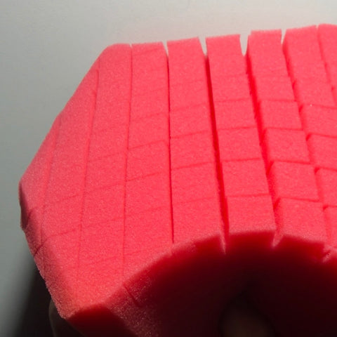 Maxprotect Care - Esponja roja para lavado de manos - Resistente al desgarro - MPC-T10