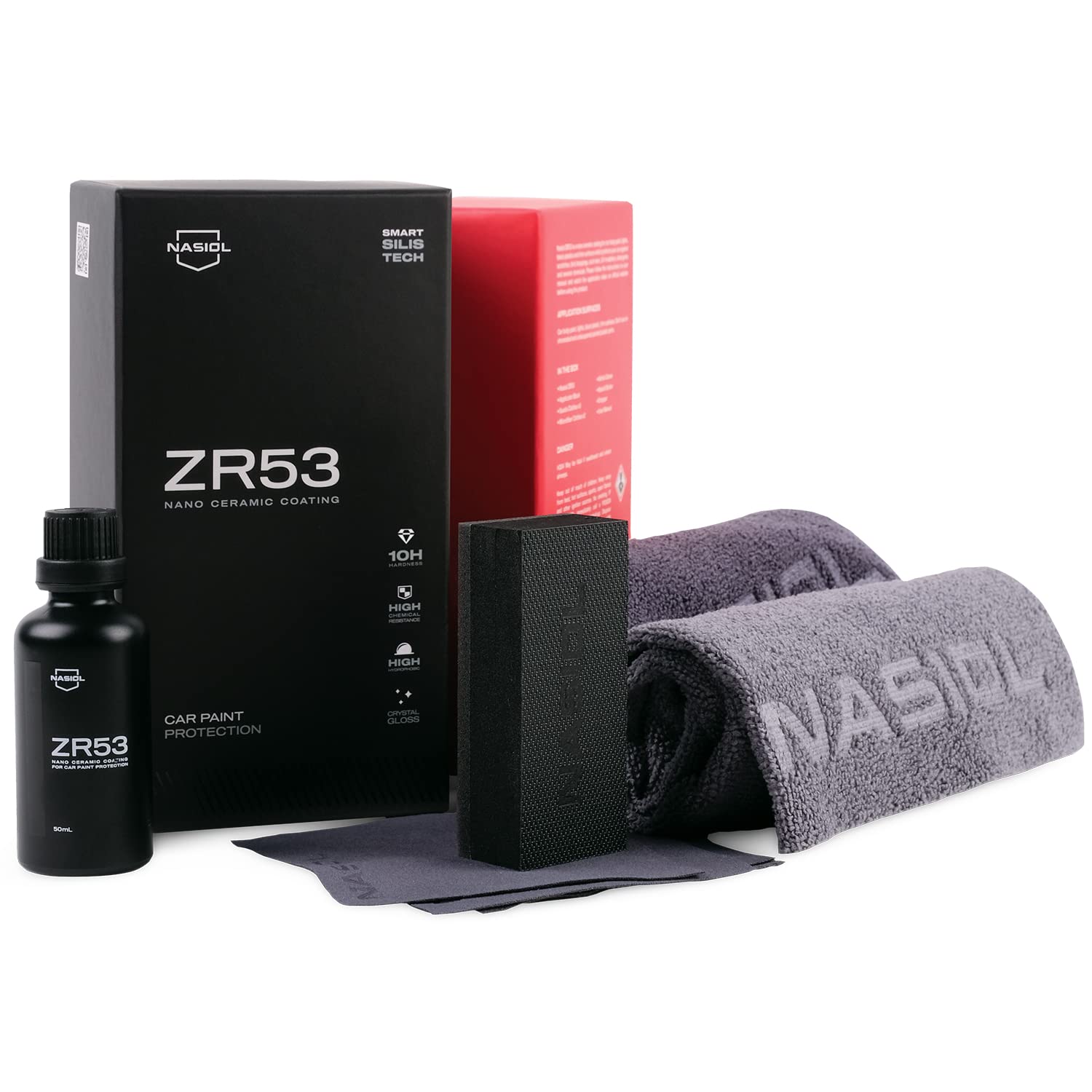 Sellador cerámico Nasiol ZR53 50 ml – 10H, más de 3 años de protección, alto brillo