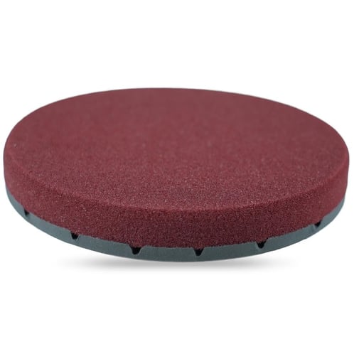 Disco de pulido Nasiol de corte pesado de 150 mm (rojo burdeos) con sistema de canal de aire